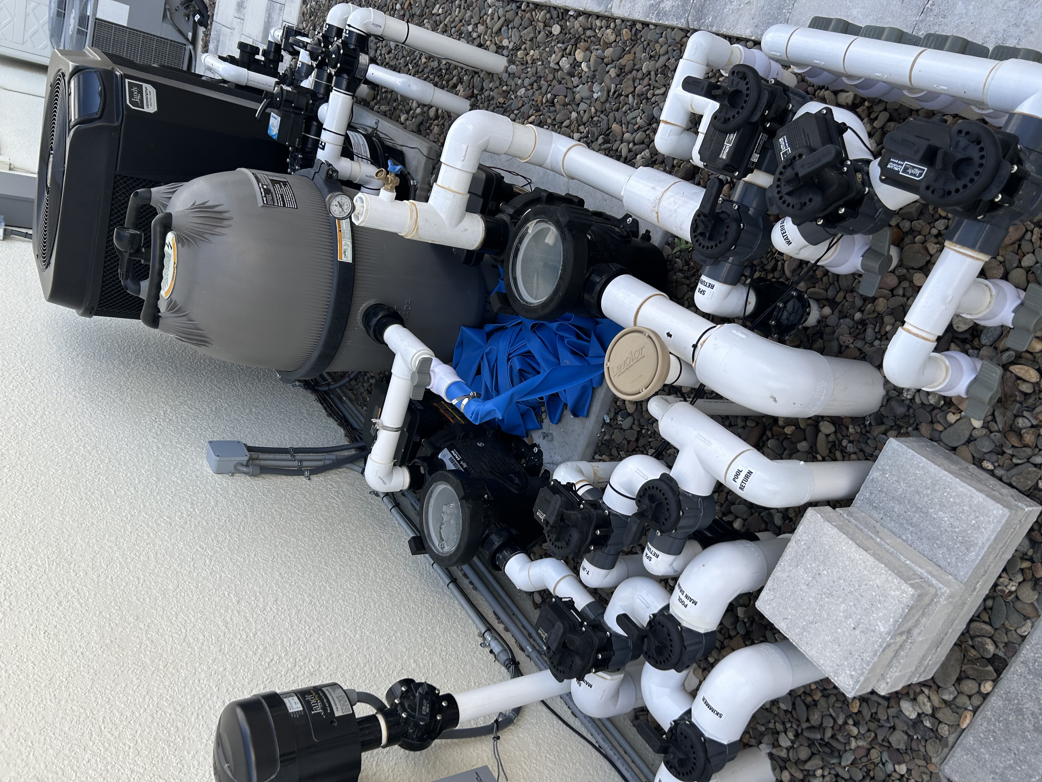 Equipment repair and installation — pool pump service