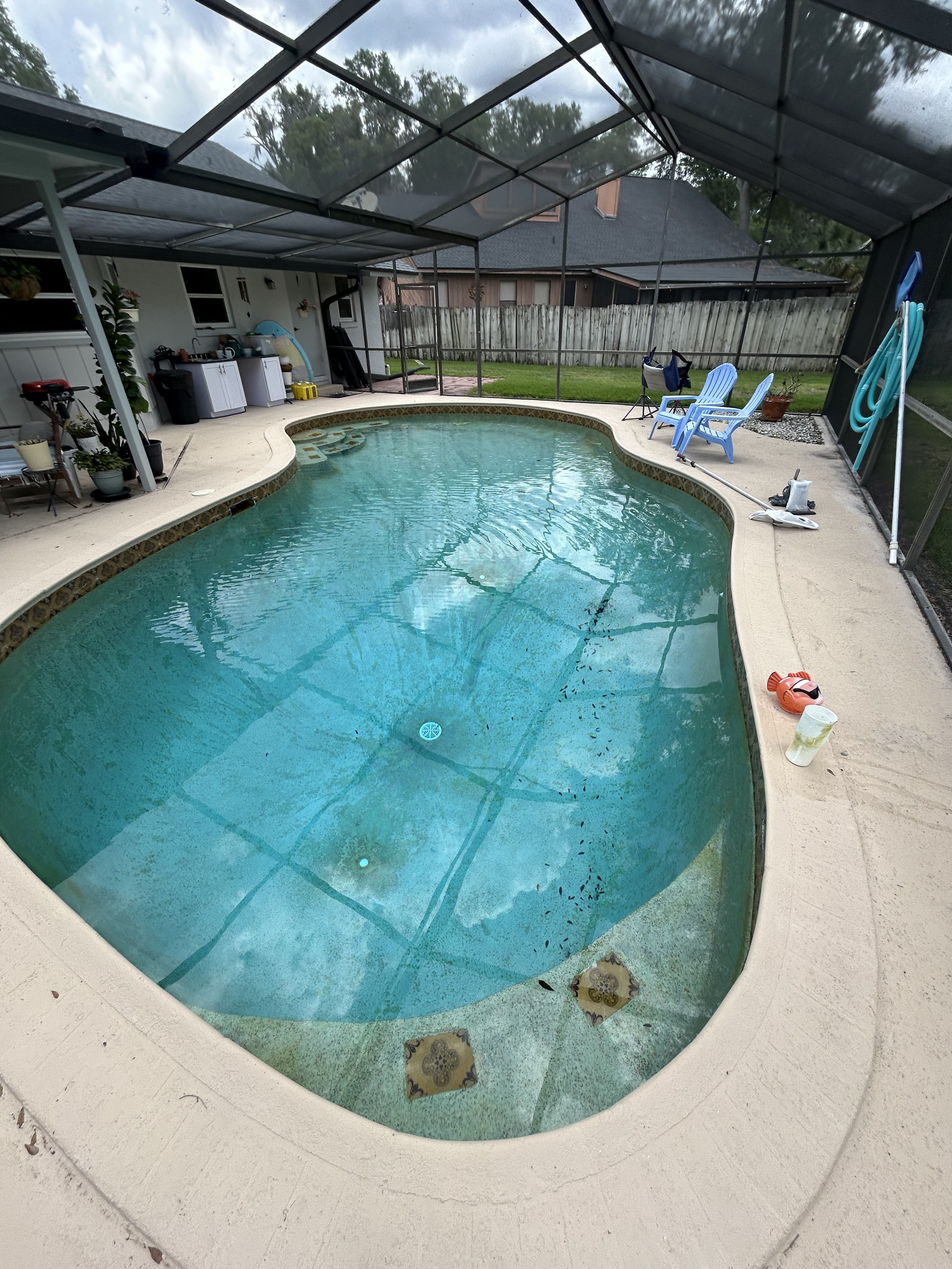 Florida storm season pool prep